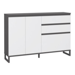 Szafka na buty 150 cm Quayle QXLK231L-M732 Grafit/Secret Grey Meble Forte