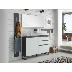 Szafa 70 cm Quayle QXLS721-M732 Grafit/Secret Grey Meble Forte