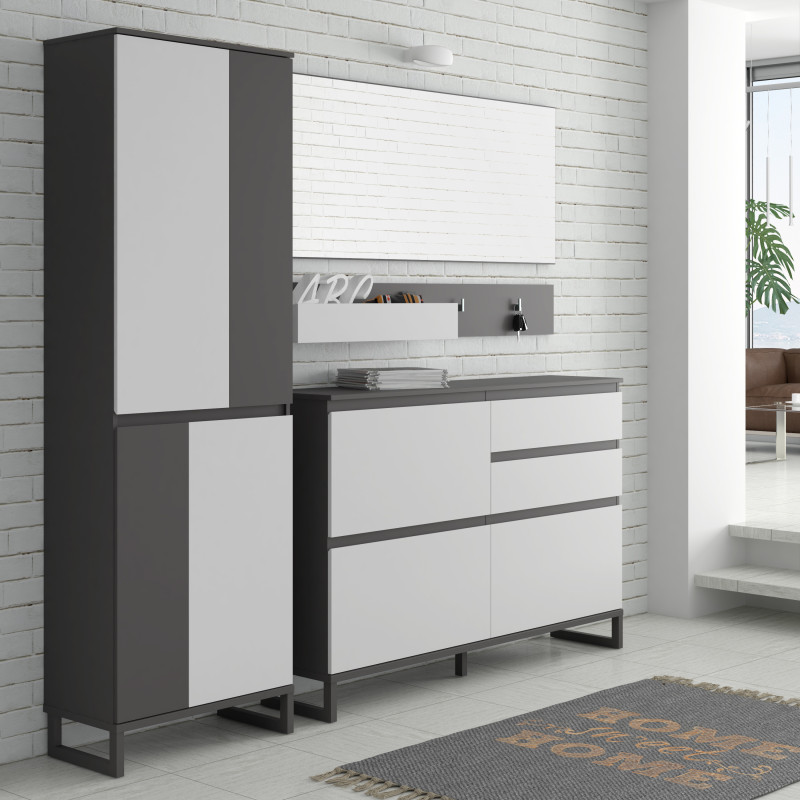 Szafa 70 cm Quayle QXLS721-M732 Grafit/Secret Grey Meble Forte