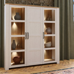 Wysoka witryna CHISBURY 150 cm – Meble Forte | domowanie.pl