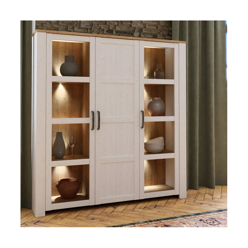 Wysoka witryna CHISBURY 150 cm – Meble Forte | domowanie.pl