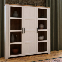 Wysoka witryna CHISBURY 150 cm – Meble Forte | domowanie.pl