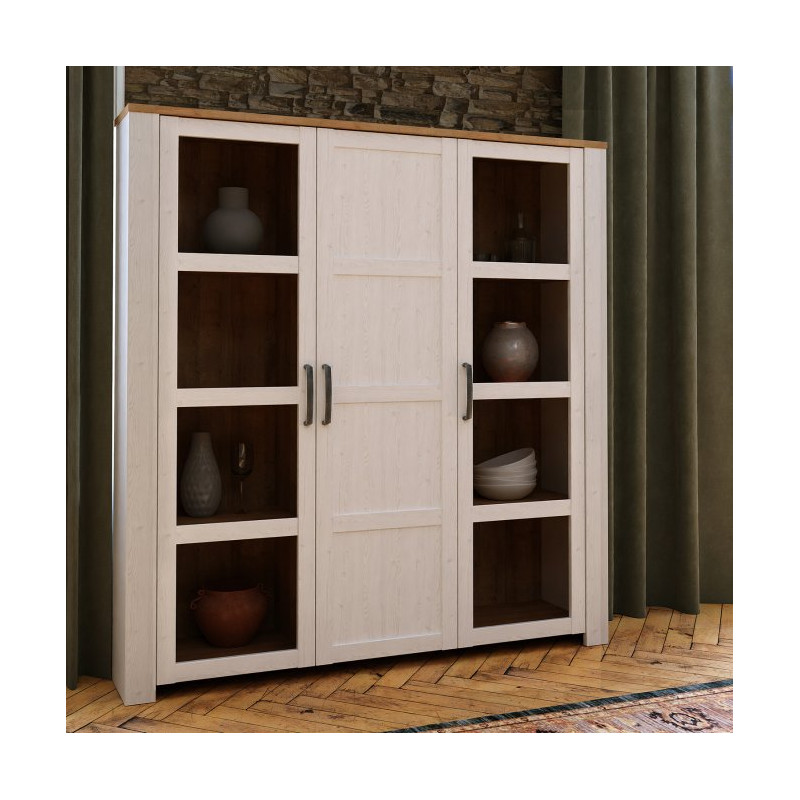 Wysoka witryna CHISBURY 150 cm – Meble Forte | domowanie.pl