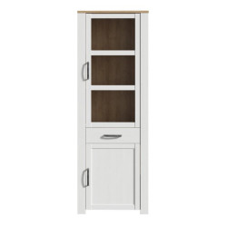 Wąska witryna CHISBURY 70 cm – Meble Forte | domowanie.pl