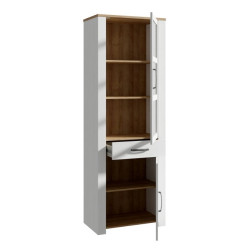 Wąska witryna CHISBURY 70 cm – Meble Forte | domowanie.pl