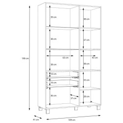 Biała witryna ze szkłem Optiwhite – styl i funkcjonalność | Domowanie