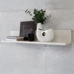 Półka wisząca Poole ENJB01-C605 Szary/Szkło Opti Meble Forte