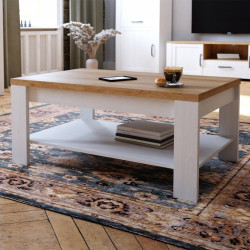 Stolik kawowy 100 cm Chisbury BRCT501 biały | Meble Forte