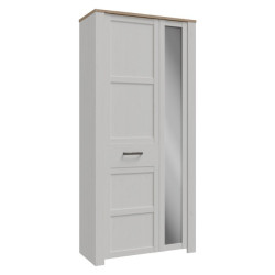 Szafa ubraniowa CHISBURY 94 cm biały – Meble Forte | domowanie.pl