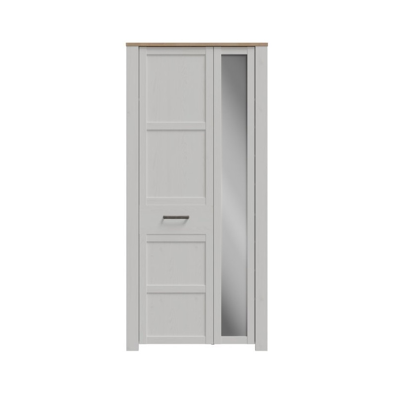 Szafa ubraniowa CHISBURY 94 cm biały – Meble Forte | domowanie.pl