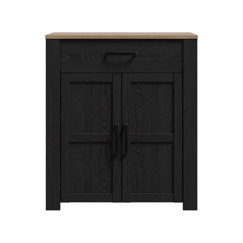 Szafka na buty 86 cm Chisbury BHLD221 Meble Forte czarny