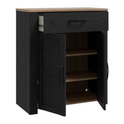 Szafka na buty 86 cm Chisbury BHLD221 Meble Forte czarny