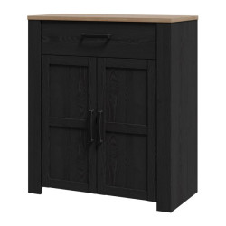 Szafka na buty 86 cm Chisbury BHLD221 Meble Forte czarny