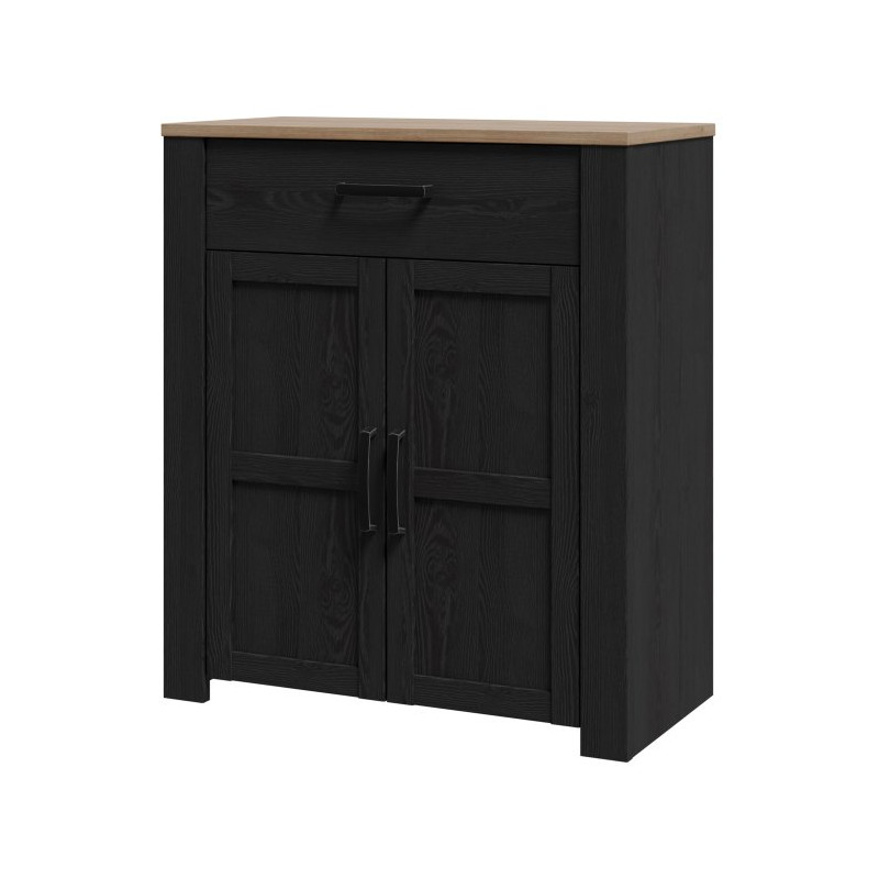 Szafka na buty 86 cm Chisbury BHLD221 Meble Forte czarny