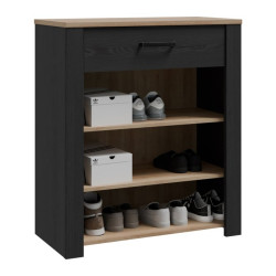 Szafka na buty 86 cm Chisbury BHLD221 Meble Forte czarny