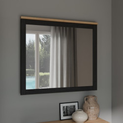 Lustro Chisbury BHLD03 Meble Forte czarny | domowanie.pl