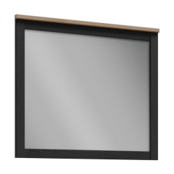 Lustro Chisbury BHLD03 Meble Forte czarny | domowanie.pl