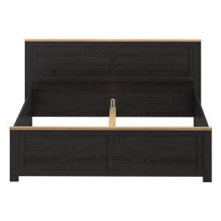 Łóżko dwuosobowe CHISBURY 180x200 cm BHLL2182 czarny