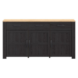 Szeroka komoda Chisbury BHLK231 czarny – Meble Forte | Domowanie
