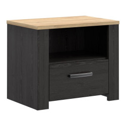 Szafka nocna Chisbury BHLK011 60 cm czarny – Meble Forte