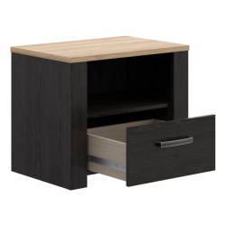 Szafka nocna Chisbury BHLK011 60 cm czarny – Meble Forte