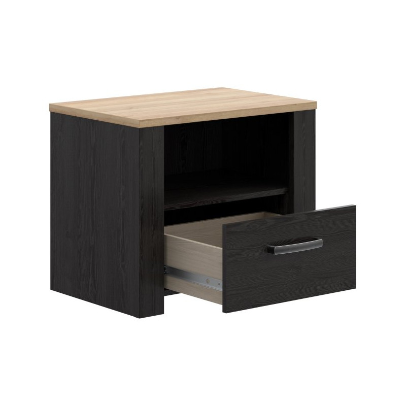 Szafka nocna Chisbury BHLK011 60 cm czarny – Meble Forte