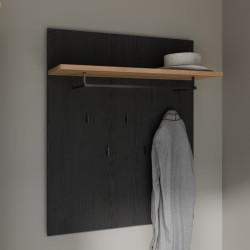 Wieszak ścienny Chisbury BHLD202 Meble Forte czarny  - domowanie.pl