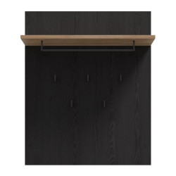 Wieszak ścienny Chisbury BHLD202 Meble Forte czarny  - domowanie.pl