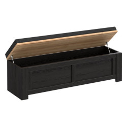 Ławeczka tapicerowana Chisbury BHLD011 czarny - Meble Forte