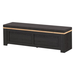 Ławeczka tapicerowana Chisbury BHLD011 czarny - Meble Forte