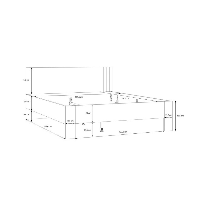 Kup łóżko WAIKATO Piaskowy 160x200 – elegancja i komfort snu