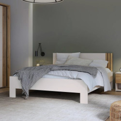 Łóżko dwuosobowe 160x200 Waikato WKTL1162-M902 Piaskowy Meble Forte