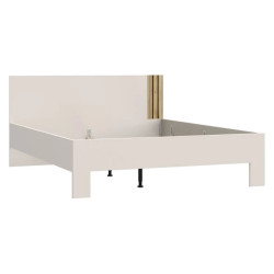 Łóżko dwuosobowe 160x200 Wakatipu WTPL1162-M936 Biały/Dąb Riviera Meble Forte