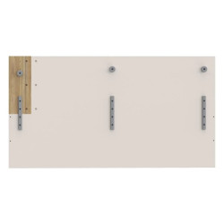 Łóżko dwuosobowe 160x200 Wakatipu WTPL1162-M936 Biały/Dąb Riviera Meble Forte