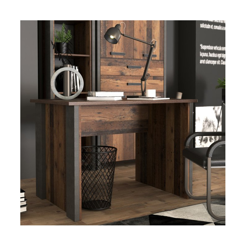 Biurko loftowe 100x70 Clif old wood vintage | Meble Forte