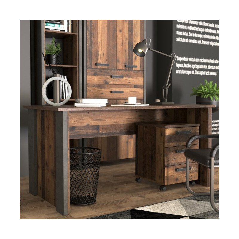 Biurko loftowe 155x70 Clif old wood vintage | Meble Forte