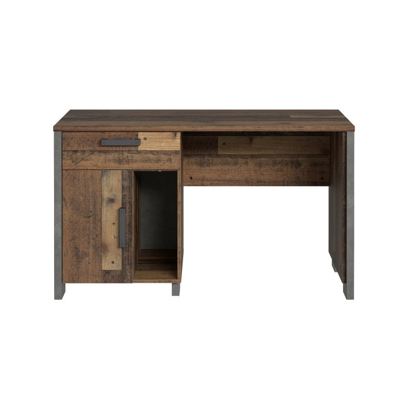 Biurko loftowe 130x60 CLIF old wood vintage | Meble Forte