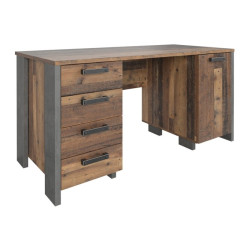 Biurko industrialne loft 155x60 CLIF old wood vintage | Meble Forte