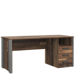 Biurko z szufladami loft 160x70 Clif old wood vintage | Domowanie