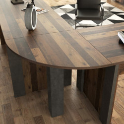 Element łączący do biurka CLIF old wood vintage | Domowanie