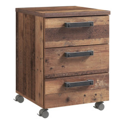 Kontenerek pod biurko na kółkach Clif old wood vintage | Domowanie