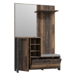 Panel do przedpokoju Clif old wood vintage| Meble Forte