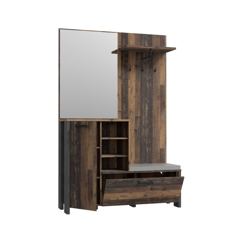Panel do przedpokoju Clif old wood vintage| Meble Forte