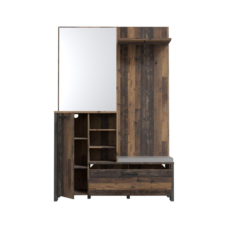 Panel do przedpokoju Clif old wood vintage| Meble Forte