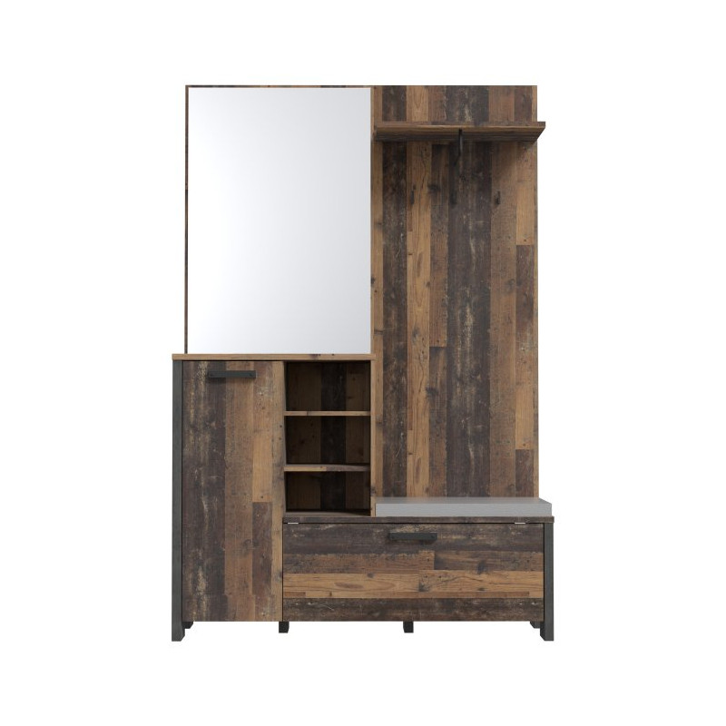 Panel do przedpokoju Clif old wood vintage| Meble Forte