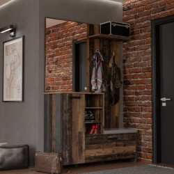 Panel do przedpokoju Clif old wood vintage| Meble Forte