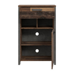 Szafka na buty 70 cm CLIF old wood vintage | domowanie.pl