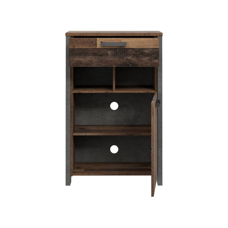 Szafka na buty 70 cm CLIF old wood vintage | domowanie.pl