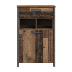 Szafka na buty 70 cm CLIF old wood vintage | domowanie.pl