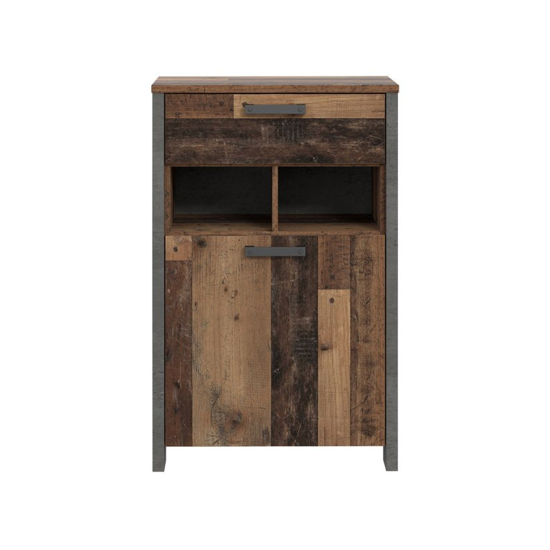 Szafka na buty 70 cm CLIF old wood vintage | domowanie.pl